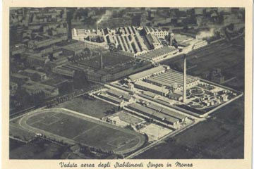 Fábrica de máquinas de coser Singer Monza 1935